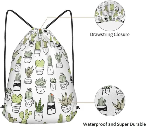 Miniatura 5 de Beabes Notas musicales Bolsas con cordón Mochila Bolsa de gimnasio Bolsa con cordón, Multi-a147, Mochilas de viaje