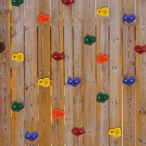 Miniatura 2 de Ogrmar Juego de 25 soportes de escalada en roca con tornillos de montaje y accesorios para bricolaje para niños