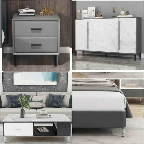 Miniatura 7 de Paquete de 4 patas ajustables para muebles, patas de soporte de acero inoxidable, patas de repuesto resistentes para sofá, mueble de TV, sofá, mesa