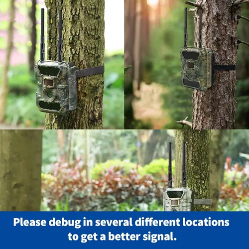 Miniatura 4 de Bingfu Antena de cámara celular 4G LTE 8dBi RP-SMA macho (10 unidades) compatible con Spypoint Link Micro Solar EVO Link S Dark Wildlife Hunting