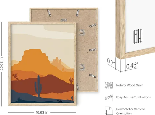 Miniatura 134 de HAUS AND HUES Marco de arte occidental, juego de 3 impresiones artísticas del suroeste del desierto de Arizona, decoración bohemia moderna, arte