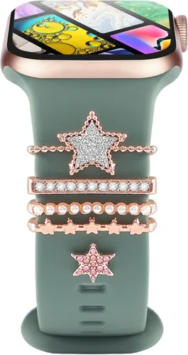 Miniatura 29 de Dijes para correa de Apple Watch para mujer de 1.575 pulgadas, 1.732 pulgadas, 1.614 pulgadas, 1.772 pulgadas, 1.654 pulgadas, 1.732 pulgadas, 1.732
