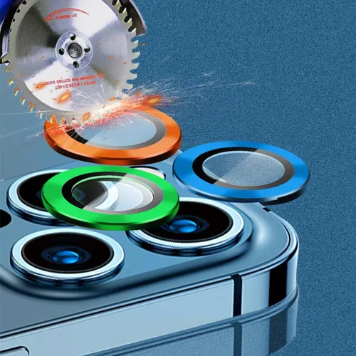 Miniatura 2 de Compatible con iPhone 11 Pro/11Pro Max/12 Pro Luminous Camera Lens Protector Ultra Thin Película de vidrio templado Protector de pantalla de cámara