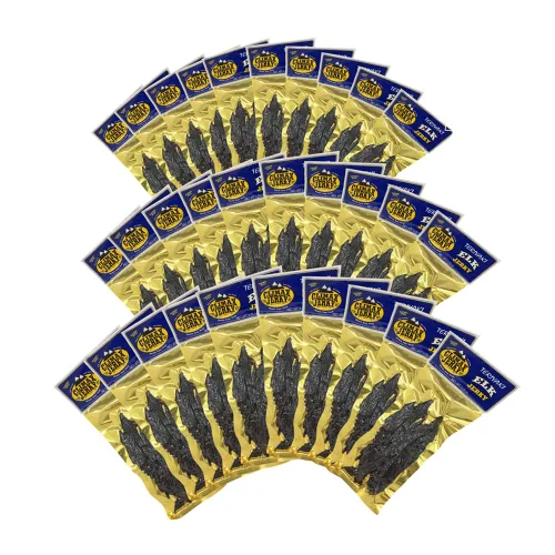 Miniatura 4 de Tiras gruesas de corte en kippered de estilo natural prémium de 1.75 onzas. Cecina de alce – Sin conservantes – Alto contenido en proteínas – Bajo