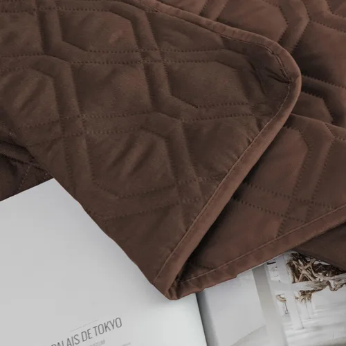 Miniatura 2 de Ameritex Manta Impermeable Reversible Cubierta de Cama para Perros Manta para Mascotas para Muebles Cama Sofá Sillón Chocolate