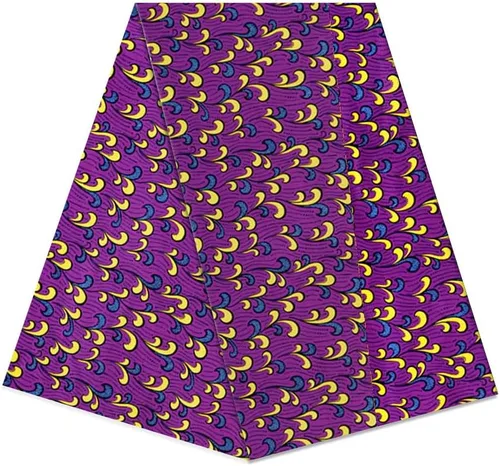 Miniatura 5 de Patrón africano de cera Ankara imprime tela 6 yardas 100% algodón cera paño para vestido de fiesta y telas de tapicería DIY LB041
