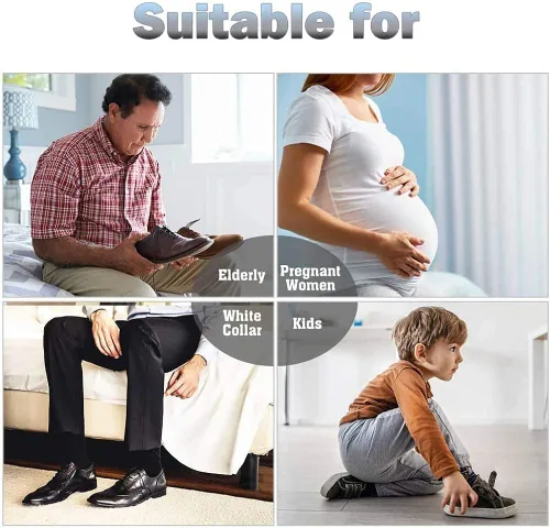 Miniatura 3 de ZOMAKE Bocina de plástico para zapatos, bocinas de viaje para hombres, mujeres, personas mayores y niños - Cuchara para zapatos - Ayudante