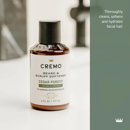 Miniatura 2 de Cremo Cedar Forest Suavizante para Barba y Vello Facial Áspero, Suaviza y Acondiciona el Vello Facial Áspero de Todas las Longitudes en Solo 30