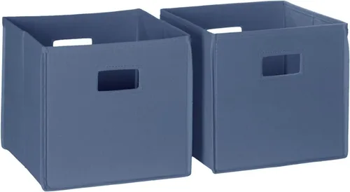 Miniatura 37 de RiverRidge Cajones de almacenamiento plegables con asas Organizador de almacenamiento Aqua Cube para armario, dormitorio y sala de juegos - Juego