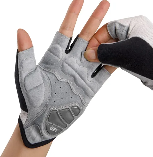 Miniatura 3 de Kadacha Guantes de ciclismo para hombres y mujeres guantes de bicicleta de carreteramontaña antideslizantes absorbentes acolchados guantes