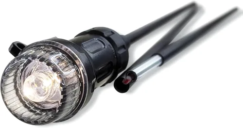 Miniatura 9 de Pactrade Marine Bandera de kayak con luz – Kit portátil de barra de bandera de 360 grados de luz blanca y barco para riel de pista y soporte de caña