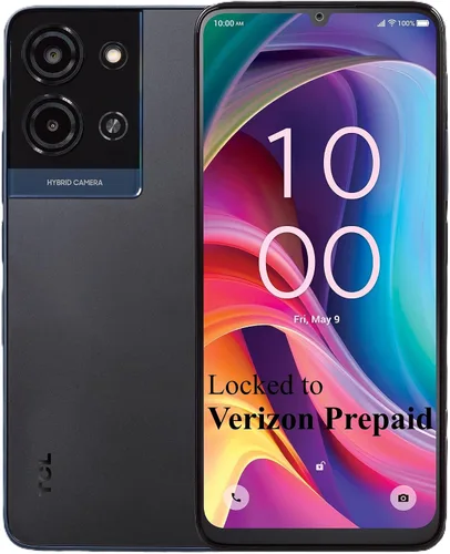 Verizon Teléfono inteligente Alcatel TCL K33 5G prepagado, 64 GB, pantalla HD+ de 6.75 pulgadas, cámara dual de 13 MP, batería de larga duración de