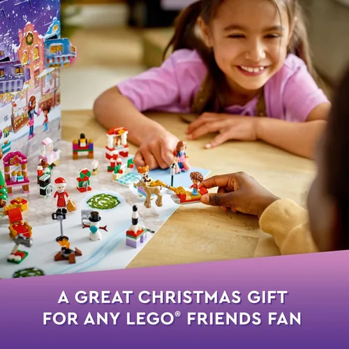Miniatura 6 de LEGO Friends - Calendario de Adviento 2022 41706 - Juego de juguetes de construcción; 24 regalos y juguetes navideños, incluyendo el trineo