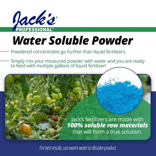 Miniatura 6 de Jack's Professional 10-30-20 Blossom Booster Fertilizante soluble en agua con micronutrientes para aumentar las flores en plantas cultivadas