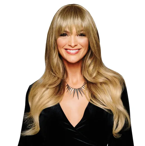 Miniatura 7 de Hairdo Trendy Fringe Just Bangs Hairpiece Add-On por Hairuwear, R10 Castaño