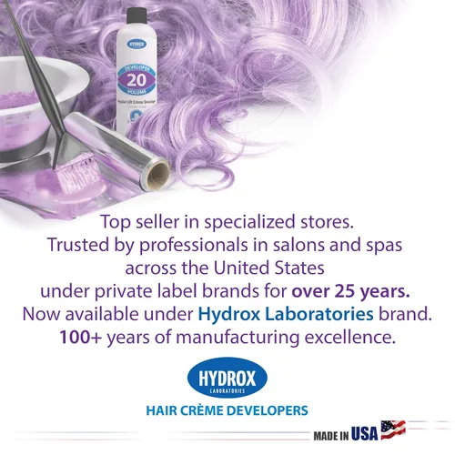 Miniatura 4 de Hydrox Desarrollador de crema de 20 volúmenes de elevación regular, 16 onzas (individual)