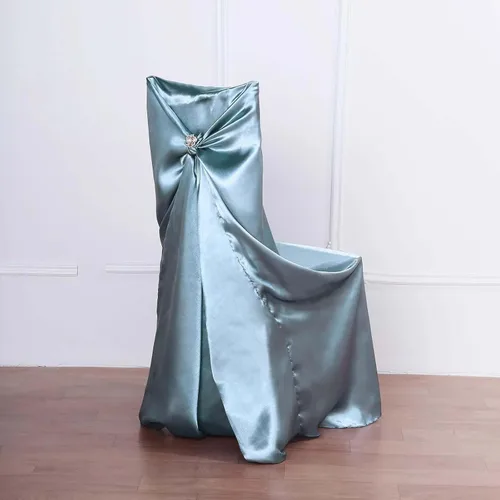 Miniatura 10 de Efavormart - Fundas para sillas de boda, plegables, de satén, universales, para fiestas, 5 unidades, se adaptan a la mayoría de las sillas, fáciles