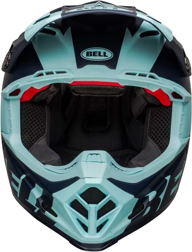 Miniatura 3 de Bell Moto-9 Flex Dirt - Casco de motocicleta de cara completa - Breakaway - Azul marino mate/azul claro, talla L