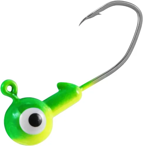 Miniatura 10 de Dr.Fish Paquete de 20 cabezas de plantilla de pesca, plantillas de cangrejo, bolas redondas, anzuelos de pesca de agua dulce, señuelos de pesca
