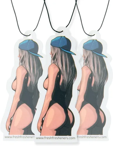 Miniatura 17 de Ambientador de coche Sexy Woman, paquete de 3 perfumados con aceites esenciales (paquete de 6, 3 aromas)