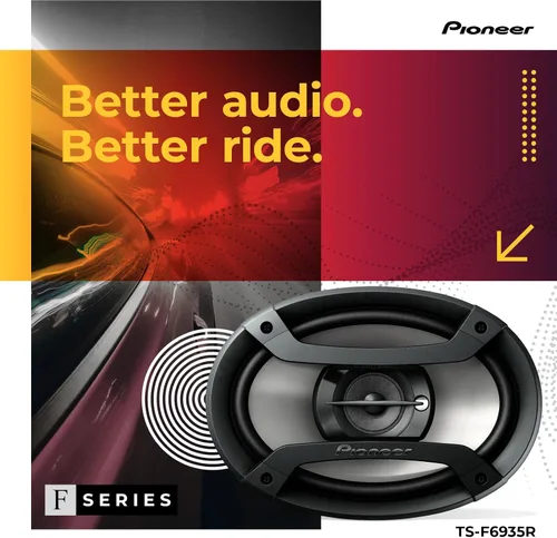 Miniatura 2 de PIONEER TS-F6935R Altavoces coaxiales de audio para coche de 3 vías, altavoces pasivos para automóvil de 6 x 9 pulgadas (par), potencia máxima