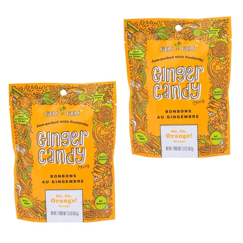 Miniatura 24 de Gem Gem Ginger Candy - Dulces de jengibre para masticar