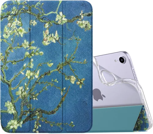 Miniatura 22 de MoKo Funda para el nuevo iPad mini 7 (A17 Pro) 2024, Funda para iPad mini de 6ª generación 2021 (21,08 cm), Funda para iPad mini 6, Funda trasera