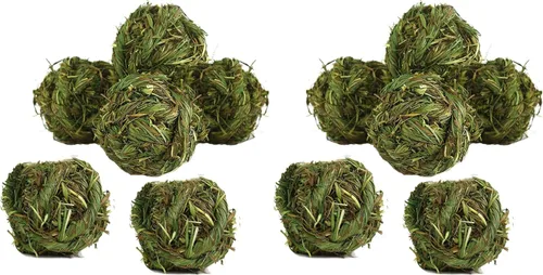 Miniatura 9 de Hamiledyi Pelota masticable de conejo Timothy Grass Molienda de animales pequeños, juguetes masticables para conejos, conejos, hámster, cobayas