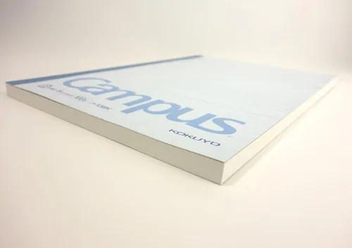 Miniatura 4 de KOKUYO Cuaderno Campus, a rayas de 15/64 pulgadas, semiB5, 100 hojas, 35 líneas, azul (NO-10BN)