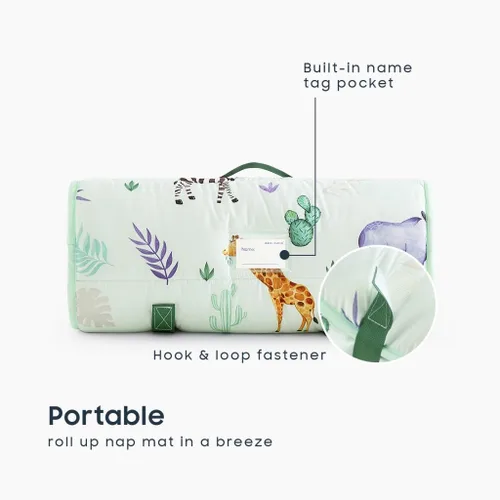 Miniatura 3 de Wake In Cloud - Tapete para siesta para niños pequeños con almohada y manta, para niños y niñas en jardín de infantes, guardería, preescolar