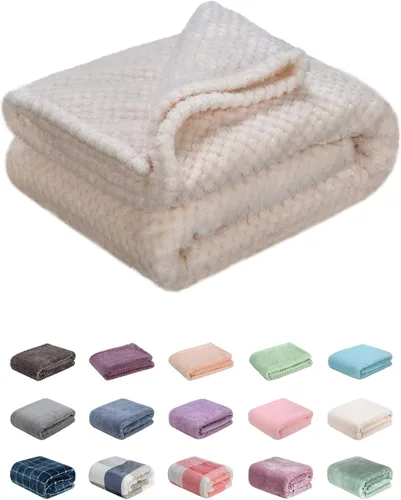 Miniatura 85 de Manta o manta mullida para bebé, suave, cálida y acogedora manta de vellón coral para niños pequeños, bebés o recién nacidos, para cuna, cochecito