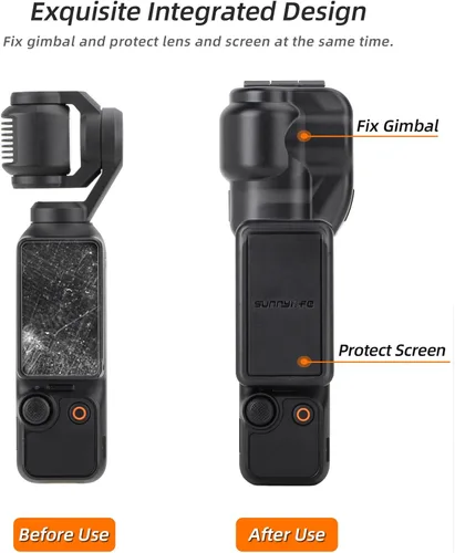 Miniatura 2 de Pocket 3 Funda protectora para DJI Osmo Pocket 3, Gimbal Protector de pantalla de lente Cubierta protectora para DJI Pocket 3 Accesorios