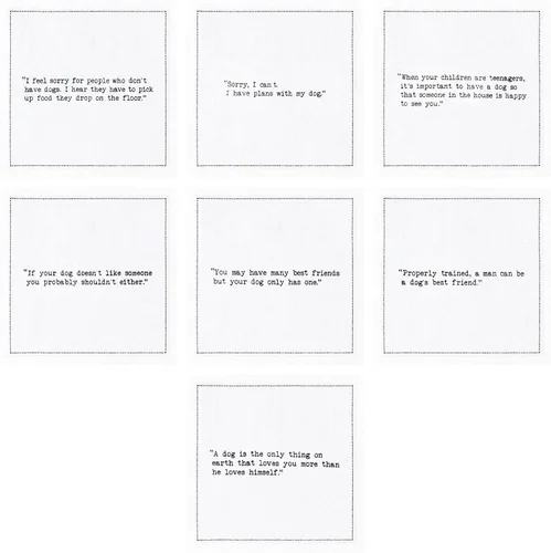 Miniatura 4 de Five Star Funny Dog Quotes Servilletas de cóctel de algodón blanco 50 servilletas de bebidas desechables de lujo con citas ingeniosas de perros