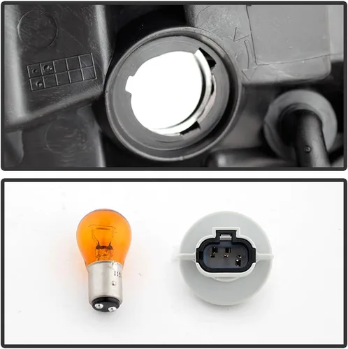 Miniatura 6 de ACANII - Para Nissan Rogue 14-15 Select 2008-2013, faros delanteros halógenos para conductor + lado del pasajero