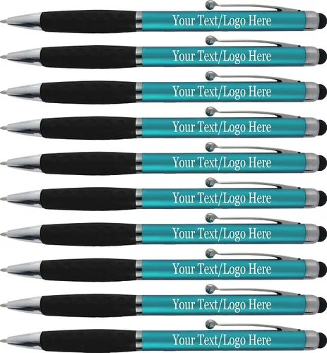 Miniatura 13 de SyPen Bolígrafos personalizados con nombre o logotipo, paquete de 300 bolígrafos personalizados para negocios, combo de bolígrafo y lápiz óptico