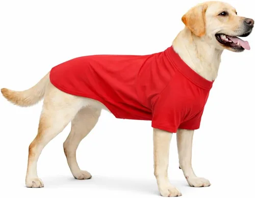 Miniatura 69 de Lovelonglong 2019 - Ropa para mascotas, Disfraces para Perro, Ropa Camisetas en blanco para Perros Grande Medianos Pequeños 100% Algodón 18