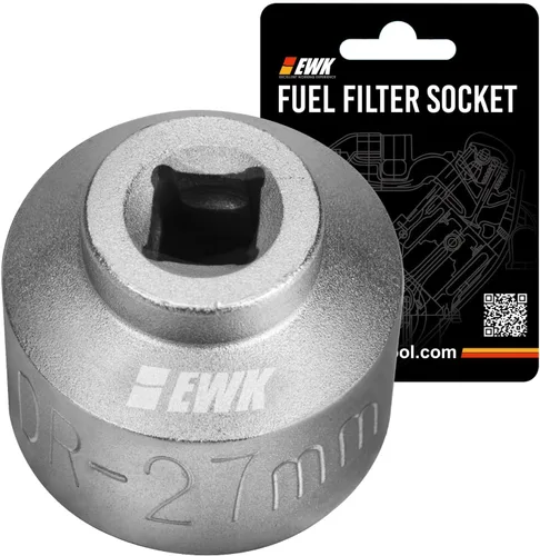 Miniatura 8 de EWK Forjado 3 piezas 27, 32, 36mm Llave de filtro de aceite de perfil bajo, 3/8" herramienta de extracción de tapa de filtro de aceite para BMW Ford