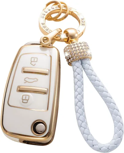 Miniatura 63 de Gematay - Funda para llavero Land Rover Jaguar, compatible con Evoque Velar Sport Discovery Freelander2 LR4 Land Rover Sport Jaguar XF XJ XE F-PACE