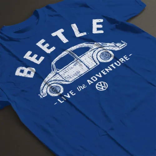Miniatura 4 de Volkswagen Camiseta Hombre Beetle Black Live The Adventure
