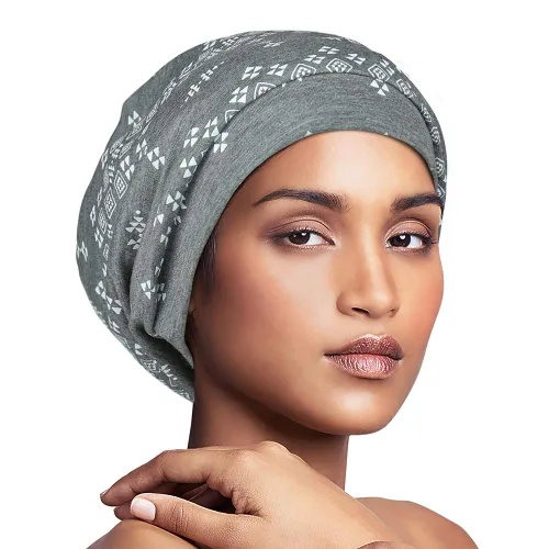 Miniatura 20 de Alnorm - Gorro con forro de satén y suave banda elástica para hombres y mujeres, talla única Se ajusta a la mayoría