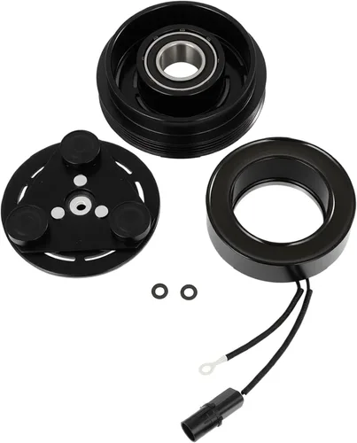 Miniatura 35 de CCIYU Embrague del compresor de CA para el coche 2001 2002 2003 2004 2005-2006 para Hyundai Santa Fe 2.7L Aire acondicionado compresor embrague