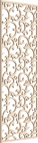 Miniatura 99 de Wheatland Paneles de pared decorativos de madera con calado, 9 3/8 pulgadas de ancho x 24 3/8 pulgadas de alto x 1/4 de alto, nogal