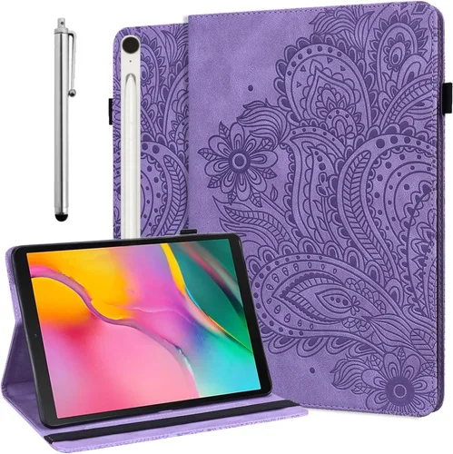 Miniatura 8 de ALILANG Funda para Samsung Galaxy Tab S10 Lite/S10 FE/S9 FE 10.9 pulgadas/Tab S9 11 pulgadas con lápiz capacitivo, múltiples ángulos de visión