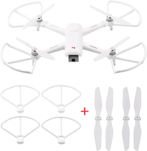 Miniatura 2 de SeiZed Hélice de repuesto para Fimi A3 Drone Guard Protector de hélice protector de liberación rápida, accesorios de cuchilla, piezas de repuesto
