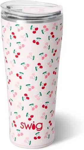 Miniatura 35 de Swig Life - Vaso aislante de 22 onzas, vaso de viaje para café con tapa, taza de café para viaje compatible con portavasos, de acero inoxidable