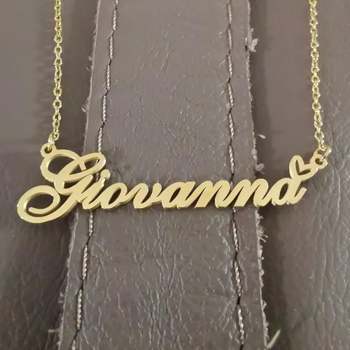 Miniatura 4 de RONKAHSHOW Collar con nombre personalizado, collar con nombre de corazón para mujer, el mejor regalo para niña, cumpleaños, día de la madre
