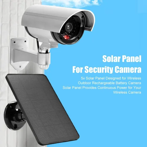 Miniatura 9 de Cargador de panel solar - Resistente a la intemperie, panel solar de 4 W 5 V, montaje en pared, panel de carga solar de baja potencia, impermeable