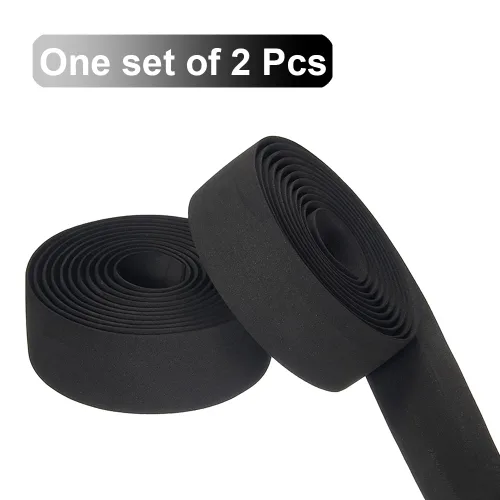Miniatura 4 de Cinta de manillar de bicicleta EVA Foam Road Bicycle Handlebar Tape Ciclismo Handle Wraps Negro para bicicleta de carretera 2 rollos