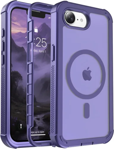 Miniatura 144 de jaroco - Funda magnética compatible con MagSafe para iPhone 11 de 6.1 pulgadas; protección de grado militar contra caídas, de doble capa