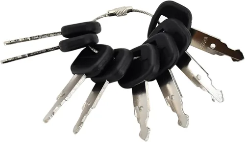 Miniatura 2 de 8 llaves de encendido 459A RC411-53933 RC461-53930 compatibles con excavadora Kubota KX018-4 KX033-4 KX040-4 KX057-4 KX080-3 KX080-4 KX121-2 KX121
